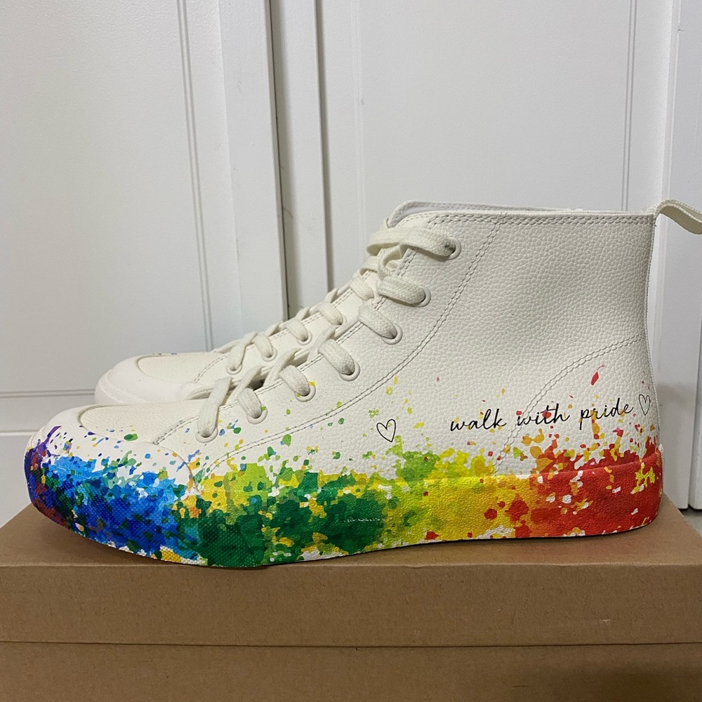 BRYCEN PRIDE SNEAKERS RAINBOW LEATHER